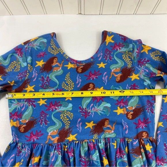 Hanna Anderson‎ x Disney Live-Action Cartoon Ariel Little Mermaid Dress Sz 12 - Picture 10 of 13